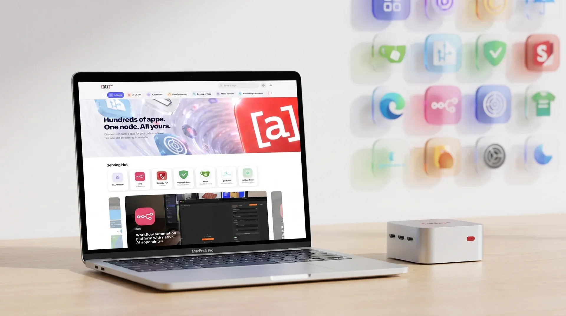 ALL360 device with apps and services