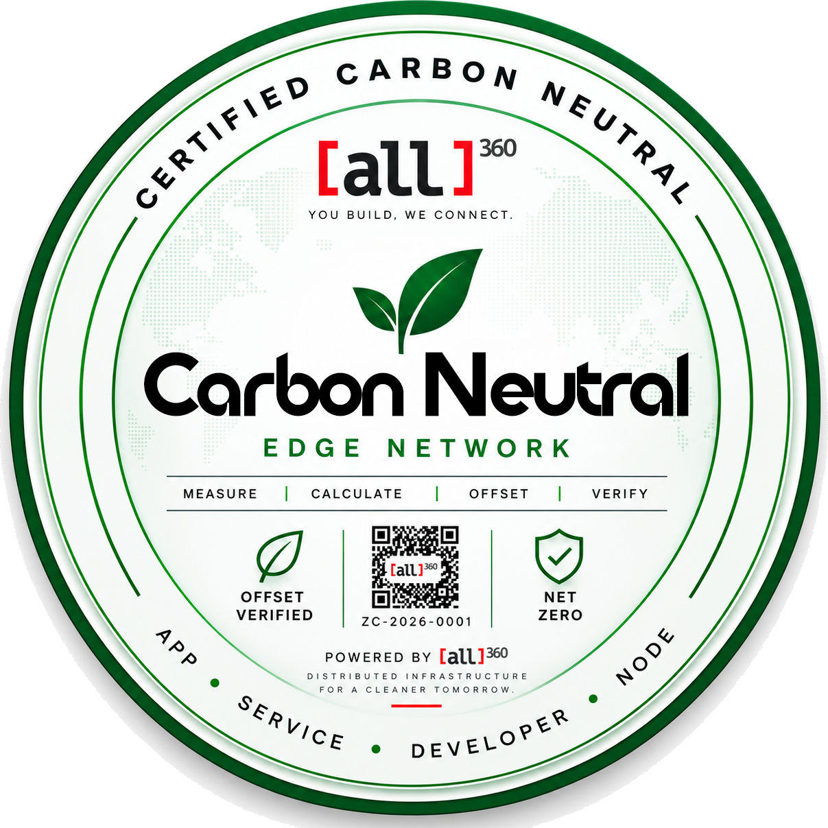 ALLisONE Carbon Neutral Edge Network mark (design preview)